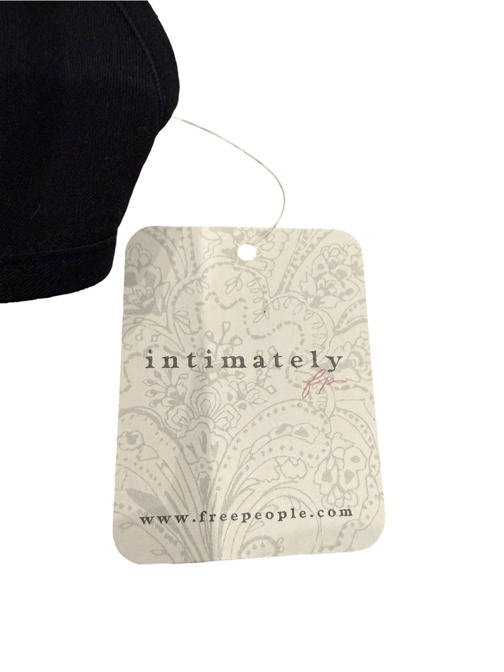 Intimately Free People Black Crisscross Triangle Bralette - Picture 2 of 7